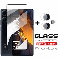 2-In-1 For Poco x5 x4 X3 NFC Glass Camera Lens Protective Glass For Pocophone F5 M5 M4 M6 M3 F3 Pro 