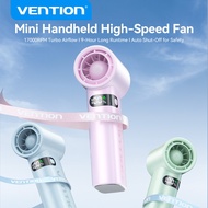 Vention Mini Fan Portable Fan 3000mAh 9 Hours Stay Life Outdoor Camping 17000RPM LED Display Screen 