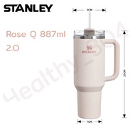 แก้ว STANLEY The Quencher H2.0 Flowstate Tumbler ฝาใส ขนาด 14Oz/20Oz/30Oz/40Oz แถมแปรงล้างหลอด แถมถุ