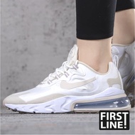 Nike Air Max 270 Milk Tea Color Female Running Shoes Sports Leisure Training Max270 Jogging Shoes Sneakers Casual Low