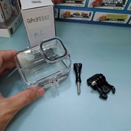 Vỏ hộp chống nước Gopro 12/11/10/9 bằng nhựa trong suốt chống nước độ sâu 45m