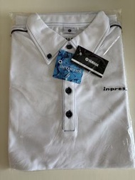 YAMAHA Inpres X Aerocool Polo 恤 L碼 白色