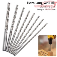 CHIHIRO1BFT8 1Pcs Drilling Tool, Length 160-300mm Diameter 2-6mm Extra Long Drill Bit,  Straight Sha