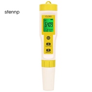 Chlorine Meter CL2/H2/Temperature Meter Water Quality Tester for Pools Drinking Water Aquarium Aquac