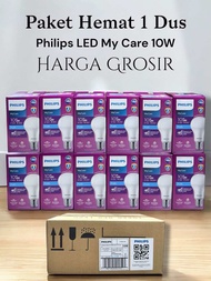 [ PAKET 1 DUS ISI 12 PCS ] LAMPU PHILIPS LED MYCARE 3W 4W 6W 8W 10W 12W [ 3 4 6 8 10 12 ] W WATT BEL