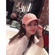 Chanel222 White Gold Label Diamond Embroidered Baseball Cap