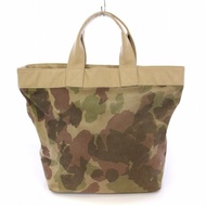 Cinquanta ANTA Tote Bag khaki suede leather Direct from Japan Secondhand