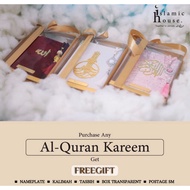 SALE FULL PACKAGE ALQURAN EXCLUSIVE SIZE A5 FREE NAMEPLATE