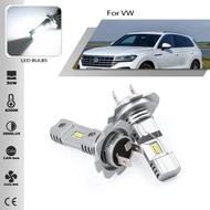 2PCS H7 Led Bulbs Car Headlights Low/ highBeam 6500K White For VW EOS 1F7 1F8 GOLF V 1K1 POLO 6R1 6C