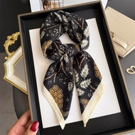 68 * 68cm Cotton Linen Multifunctional Square Scarf Headband Unisex Headscarf Facial Scarf