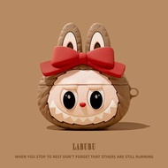 Bow Labububu Suitable for Apple airpodspro2 Protective Case Earphone Protective Case Apple Earphone 
