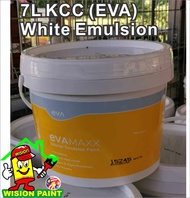 7L WHITE ( KCC EVAMAXX WHITE 15245 ( 7L ) WALL SEALER 15245 / CAT PUTIH DINDING / dealer jotun nippon dulux