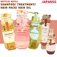 &Honey Hair Pack And Honey Hair oil/ Shampoo/ Treatment/ Hair Pack - Made in Japan