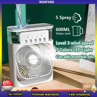 READY STOCK Portable USB Mini Aircond, Air Cooler, Mist Fan, Usb Office Dormitory Humidification Air Conditioning Cooli