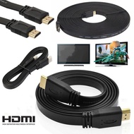 สาย HDMI High Speed 1080p สายแบบอ่อนแบนยาว 1.5/3/5/10เมตร (Black)