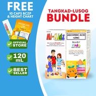 Tangkad-Lusog Bundle 120mL with Free Height Chart and 10 Capsule BCZP Bewell-C Kids and Hi-Kidz Bund