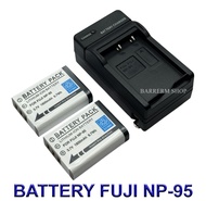 (Saving Set 2+1) FNP95 / NP95 / FNP-95 / NP-95 Camera Battery and Charger แบตเตอรี่และแท่นชาร์จสำหรั