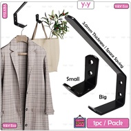 Y&Y Eco Wall Mount J Holder / Helmet Hanger / Key Hook J Hook / Wall Door Hook / Wall Hanger / J Pen