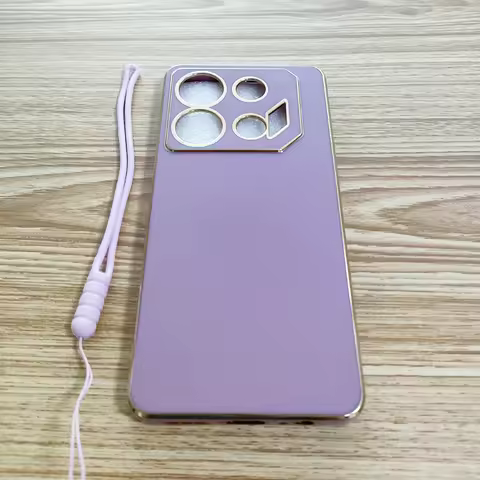 For Infinix GT 10 Pro Case Infinix GT 10 Pro Cover Luxury Square Plating Infinix X6739 Phone Case So