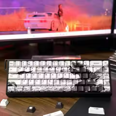 Vagabond Keycaps Anime Cherry Dye-Sub PBT Personalized Customized Mechanical Keyboard Keycap Made68