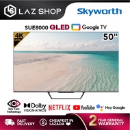 Skyworth QLED 4K UHD Google TV SUE8000 Series | 65 Inch 65SUE8000 | 55 Inch 55SUE8000 | 50 Inch 50SU