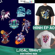 [Heat ironing image] - PH2 astronaut image printed with iron and iron