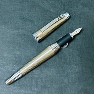 Cross C-Series champagne silver 18K fountain pen 高仕墨水筆18k金 B尖