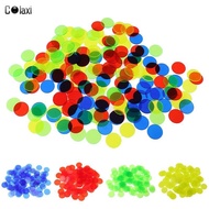 [Colaxi] Bingo Game Chips Professional Bingo Game Chips Accs 5 Color Plastics 100Pc