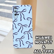G1 - HUAWEI NOVA 5T Silicone - HUAWEI NOVA 5T pro camera Softcase - RIBBON Motif - Flexible rubber m
