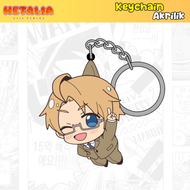 [Hetalia axis powers] Gantungan kunci & strap hp full akrilik versi italy karakter anime Hetalia axi