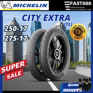 ยางมอเตอร์ไซค์ขอบ 17 Michelin รุ่น City Extra (TT) ใช้ยางในยาง wave ยาง mio พร้อมยางในColun