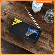 [WishshopeehhhMY] DAB+ FM Radio, Portable DAB Radios Rechargeable Digital Radio with USB