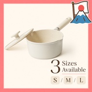 [Direct from Japan] CAROTE Saucepan with Lid, IH Compatible, PFOA & PFOS Free, Marble Coating Nonsti