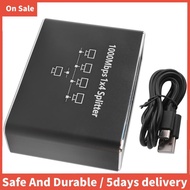Gigabit Network Splitter 1-To-4 Network Cable Splitter RJ45 Network Port Ethernet Splitter Suitable 