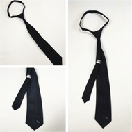 Tie Sekolah Zip Navy Blue.Tie Budak Zip Biru Gelap