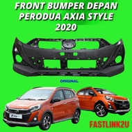 Fastlink Original Perodua Axia 2020 Style Front Bumper Depan 100% New High Quality