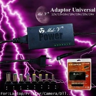Universal Laptop Charger Adapter 12V / 15V / 16V / 18V / 19V / 20V / 24V Universal Charger