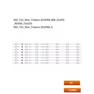 8pcs/set led backlight strip for LG65UQ7590PUB Backlight Strip SSC_Y21_Slim_Trident_65UP80_BOE_(0.6P