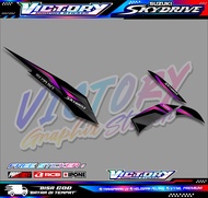 STRIPING VARIASI MOTOR SUZUKI SKY DRIVE / STIKER LIST MOTOR SUZUKI SKY DRIVE