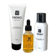 Yanko Skincare Set Combo (Toner / Scrub / Serum)