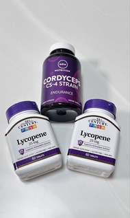 MRM Nutrition 蟲草 CS-4 cs4 菌株 全素 膠囊 60 粒 	21st Century lycopene 茄紅素 60 片