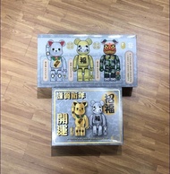 BAPE bearbrick BE@RBRICK 銀招財貓 招運 金達摩 獅子舞 金招財貓 銀達摩
