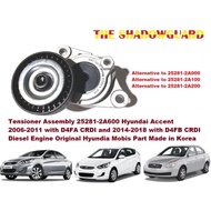 Tensioner Assembly 25281-2A600 Hyundai Accent 2007-2018 with D4FB D4FA CRDI Diesel Engine GMB