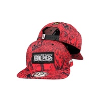 [DISCOUNT] Topi Unisex Hat ONE PIECE X G-SHOCK SNAPBACK CAP (Red)