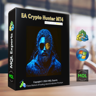 โปรแกรมเทรด BTC bitcoin EA Crypto Hunter v4.0 nodll MT4 💎 Life time