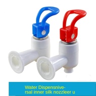 ?》::' ก๊อกน้ำสำหรับดื่มอุปกรณ์ตู้ทำทางออกน้ำน้ำเย็นสีแดงและน้ำเงินก๊อกน้ำ