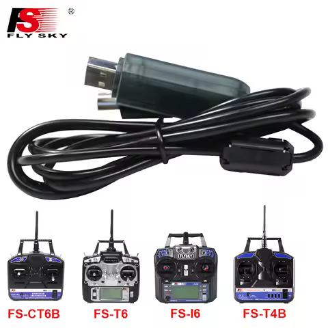 Flysky Firmware Upgrade Download Data Cable For Flysky CT6B T4B T6 I6 I4 i10 RC Transmitter Remote C