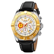 SKMEI 9322 Jam Tangan Pria Analog Chronograph Tali Kulit