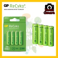 GP ReCyko battery 2600mAh AA (4 battery pack)