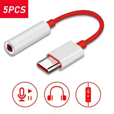 Type C To 3.5mm Adapter For Oneplus 13 13r 12 Nord 4/3/CE4 Ace 5 Pro Ace5 One Plus 13 Pad 3 Usb C To